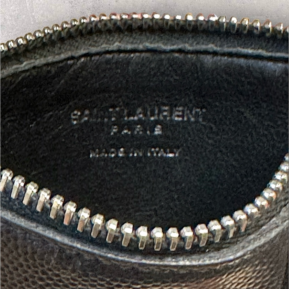 ** Sold ** Saint Laurent Fragments Zip Card Case - Picture 6 of 6